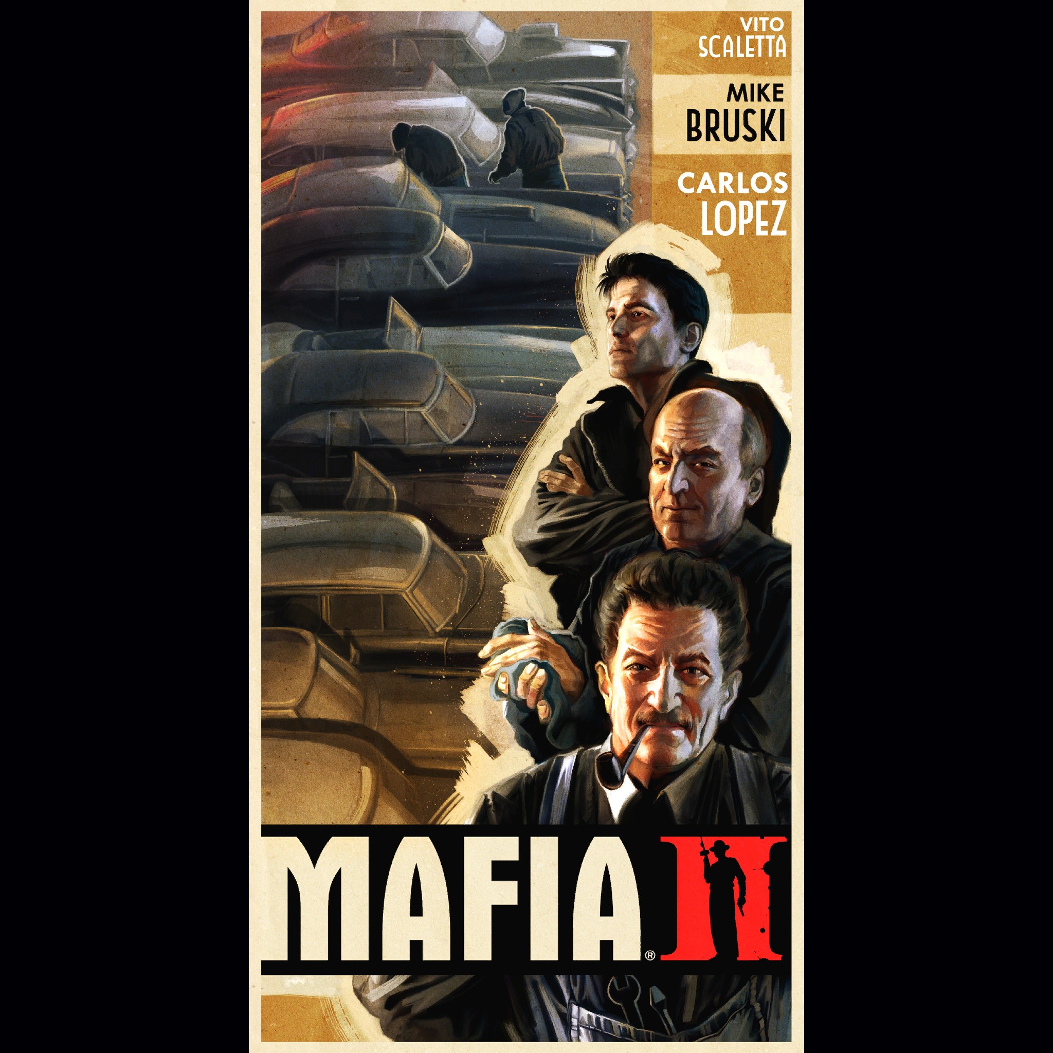 Арты и постеры из игры Mafia II