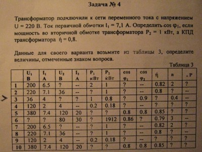 задача про трансформатор ,определить cos Фи / Форум АДСЛ Клуба — сообщество пользователей Ростелеком Новосибирск